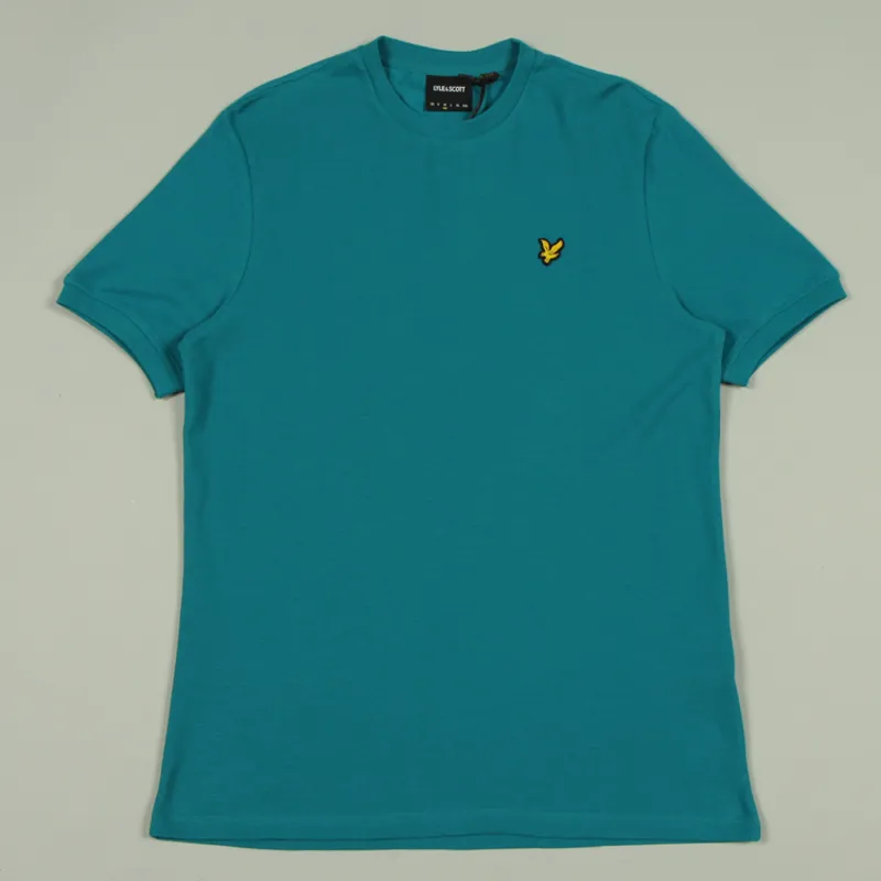 Lyle and Scott Milano Trim T-Shirt - Barrack Blue
